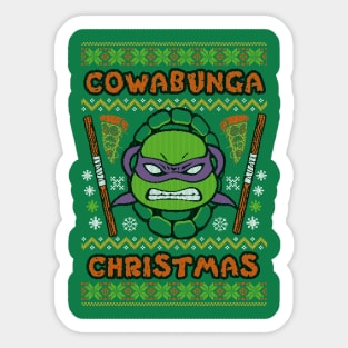 A Very Donatello Christmas Sticker